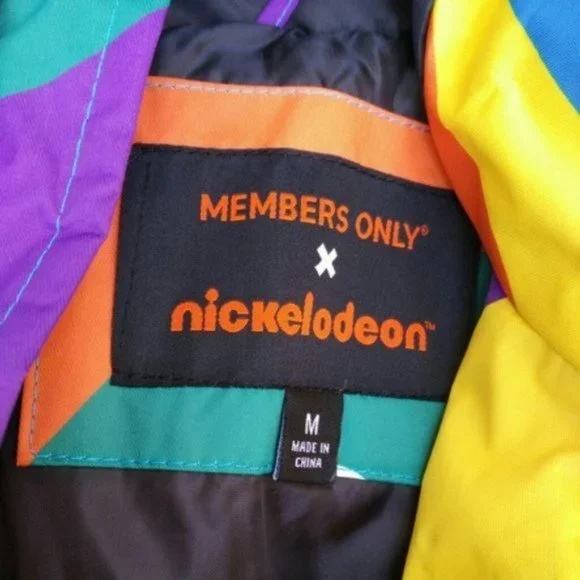 Members Only x Nickelodeon Rugrats Bomber Coat Men's Jacket - Picture 5 of 6